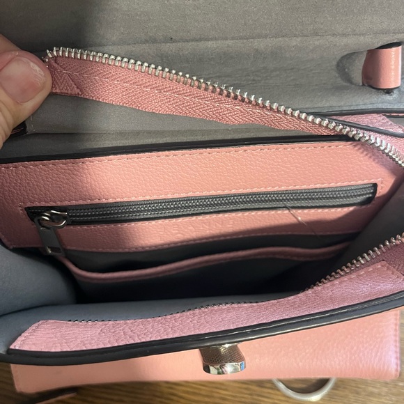 Jeanne Lottie Pink vegan Leather Women's Bag - Picture 6 of 7